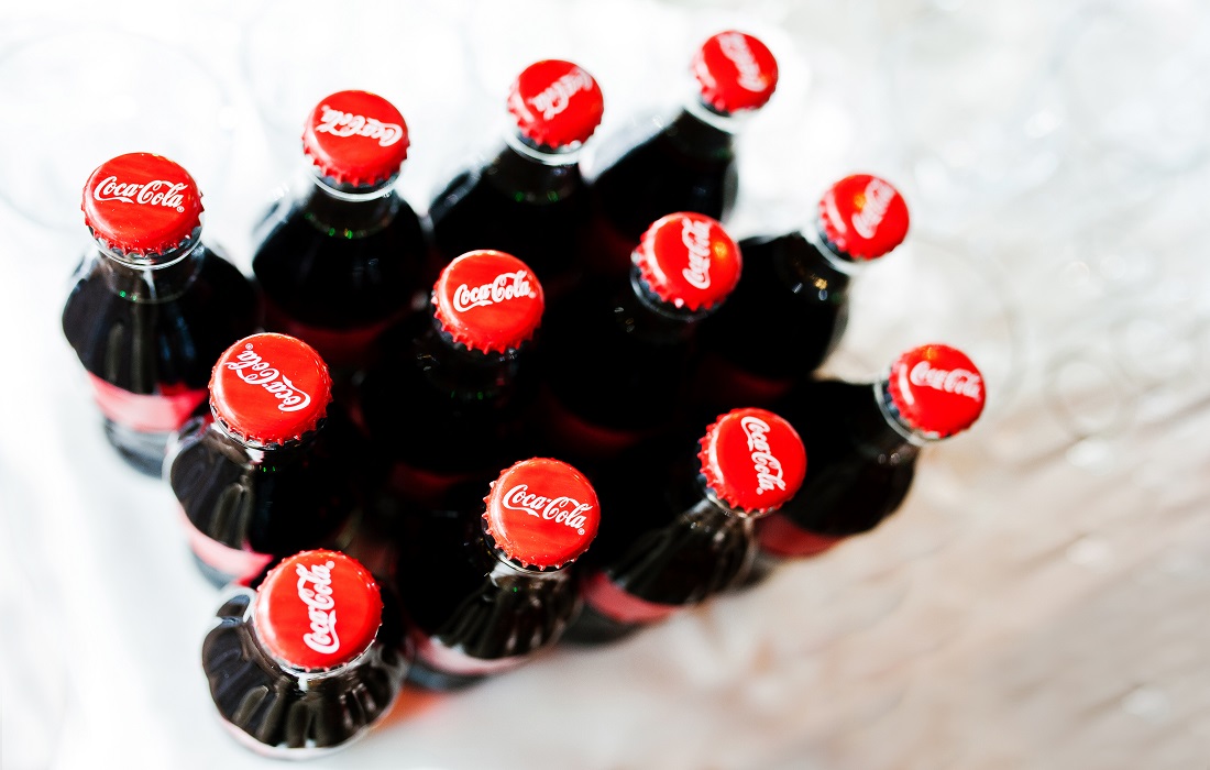 Coca Cola glass bottles